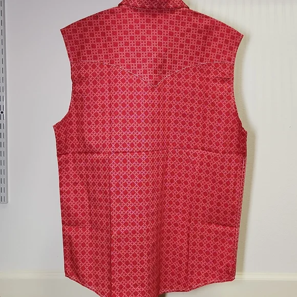 DUPLICATED - Garth Brook Sevens by Cinch | Medium Sleeveless Button Down Shirt - Picture 2 of 3